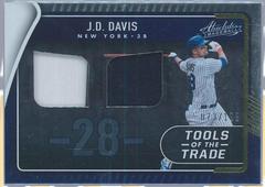 J. D. Davis Baseball Cards 2022 Panini Absolute Tools of the Trade 2 Swatch Prices