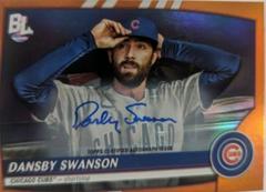 Dansby Swanson [Electric Orange Autograph] #232 Baseball Cards 2023 Topps Big League Prices