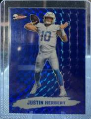 Justin Herbert [Blue] #PAC-3 Football Cards 2022 Panini Zenith 1992 Pacific Prices