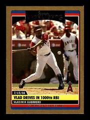 Vladimir Guerrero [Gold] Baseball Cards 2006 Topps Updates & Highlights Prices