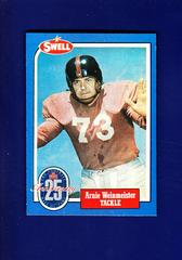 Arnie Weinmeister Football Cards 1988 Swell Greats Prices