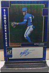 Otto Lopez [Blue] #SS-OL Baseball Cards 2022 Panini Donruss Signature Series Prices