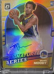 Moses Moody [Gold] Basketball Cards 2021 Panini Donruss Optic Signature Series Prices