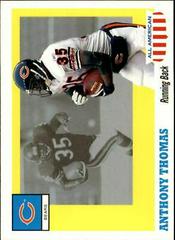 Anthony Thomas #15 Football Cards 2003 Topps All American Prices