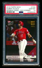Albert Pujols [Gold Winner] Baseball Cards 2018 Topps Now Moment of the Week Prices