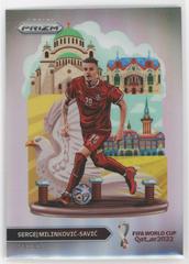Sergej Milinkovic Savic #24 Soccer Cards 2022 Panini Prizm World Cup National Landmarks Prices