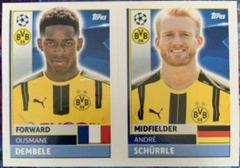 Andre Schurrle, Ousmane Dembele Soccer Cards 2016 Topps UEFA Champions League Sticker Prices