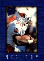 Leeland McElroy [Blue] Football Cards 1996 Ultra Sensations Prices