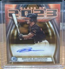 Bryce Eldridge [Gold] Baseball Cards 2023 Bowman Draft Class of Autographs Prices