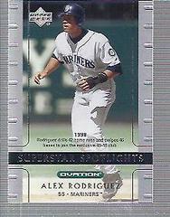 Alex Rodriguez [Silver] #112 Baseball Cards 2002 Upper Deck Ovation Prices