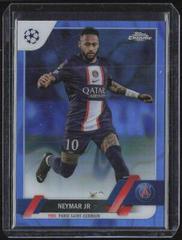 Neymar Jr [Blue] Soccer Cards 2022 Topps Chrome UEFA Club Competitions Prices