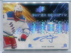 Ryan Reaves Hockey Cards 2021 SPx Superscripts Prices