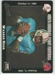 Warren Moon Football Cards 1993 Action Packed Monday Night Football Prices
