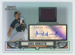 Jake Arrieta [Relic Autograph Refractor] #BSPJA Baseball Cards 2008 Bowman Sterling Prospects Prices