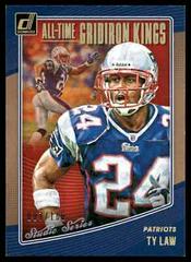 Ty Law [Studio Series] Football Cards 2018 Donruss All-Time Gridiron Kings Prices