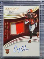 Corey Coleman [Patch Autograph Gold] #124 Football Cards 2016 Panini Immaculate Prices