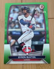 Byron Buxton [Neon Green] #1 Baseball Cards 2023 Bowman Prices
