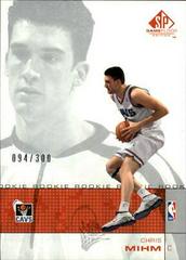 Chris Mihm #68 Basketball Cards 2000 SP Game Floor Prices