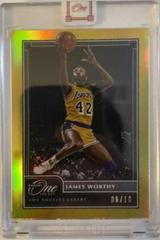 James Worthy [Gold] Basketball Cards 2020 Panini One and One Prices