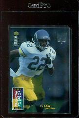Ty Law [Player's Club Platinum] #19 Football Cards 1995 Collector's Choice Prices