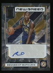 Bennedict Mathurin #NB-BNM Basketball Cards 2022 Panini Donruss Elite New Breed Autographs Prices