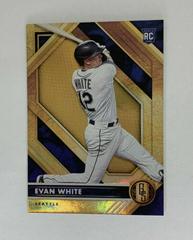 Evan White #5 Baseball Cards 2021 Panini Chronicles Gold Standard Prices