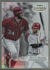 Bryce Harper [Class 3] #1 Baseball Cards 2017 Topps Gold Label Prices