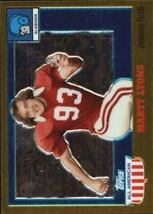 Marty Lyons [Gold Chrome] #3 Football Cards 2005 Topps All American Prices