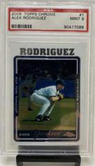 Alex Rodriguez #1 Baseball Cards 2005 Topps Chrome Prices