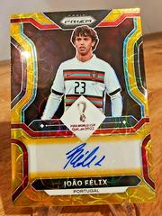 Joao Felix [Choice Gold] Soccer Cards 2022 Panini Prizm World Cup Signatures Prices