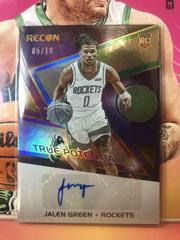 Jalen Green [Gold] Basketball Cards 2021 Panini Recon True Potential Signatures Prices