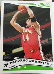Predrag Drobnjak #198 Basketball Cards 2005 Topps Prices
