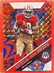 Jerry Rice [Reactive Blue] #WW14 Football Cards 2020 Panini Mosaic Will to Win Prices