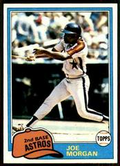Joe Morgan #560 Baseball Cards 1981 Topps Prices