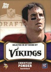 Christian Ponder #125 Football Cards 2011 Topps Rising Rookies Prices