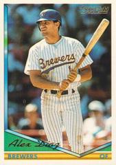 Alex Diaz #519 Baseball Cards 1994 Topps Gold Prices