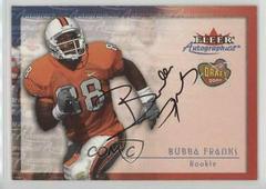 Bubba Franks Football Cards 2000 Fleer Autographics Prices
