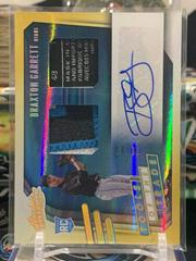 Braxton Garrett [Spectrum Gold] Baseball Cards 2022 Panini Absolute Tools of the Trade 2 Swatch Signatures Prices