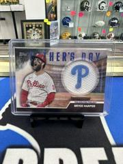 Bryce Harper [Black] #FD-BH Baseball Cards 2023 Topps Father’s Day Commemorative Team Patch Prices