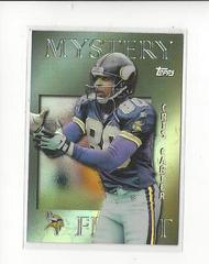 Cris Carter [Silver Refractor] #M9 Football Cards 1997 Topps Mystery Finest Prices