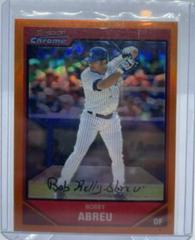 Bobby Abreu [Orange Refractor] #151 Baseball Cards 2007 Bowman Chrome Prices