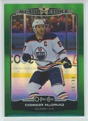 Connor McDavid [Rainbow Green] #501 Hockey Cards 2022 O Pee Chee Prices