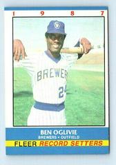 Ben Oglivie #26 Baseball Cards 1987 Fleer Record Setters Prices