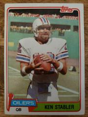 Ken Stabler Football Cards 1981 Topps Prices