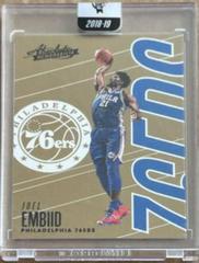 Joel Embiid [10th Anniversary] Basketball Cards 2018 Panini Absolute Memorabilia Prices