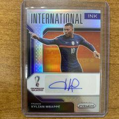 Kylian Mbappe [Silver Prizm] Soccer Cards 2022 Panini Prizm World Cup International Ink Autograph Prices