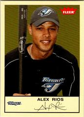 Alex Rios #202 Baseball Cards 2005 Fleer Tradition Prices