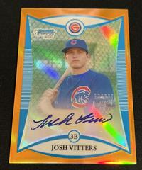 Josh Vitters [Orange Refractor Autograph] #BCP115 Baseball Cards 2008 Bowman Chrome Prospects Prices