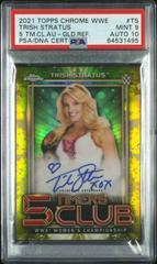 Trish Stratus [Gold Refractor] #5TA-TS Wrestling Cards 2021 Topps Chrome WWE 5 Timers Club Autographs Prices