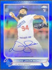 Andre Jackson [Blue] Baseball Cards 2022 Topps Chrome Rookie Autographs Prices